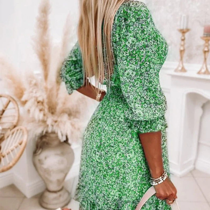 Corisande | Elegant Floral Dress