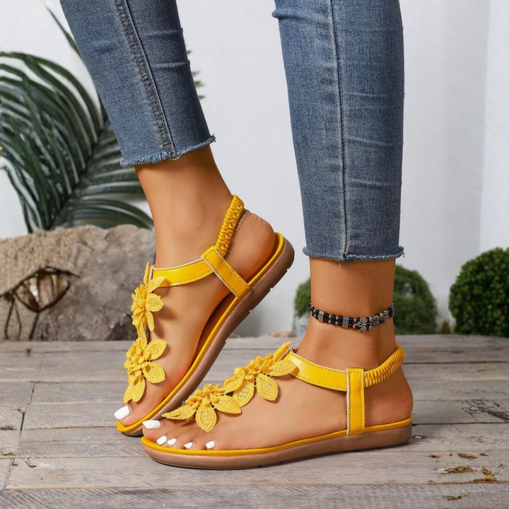 Dahlia | Floral Orthopedic Sandals