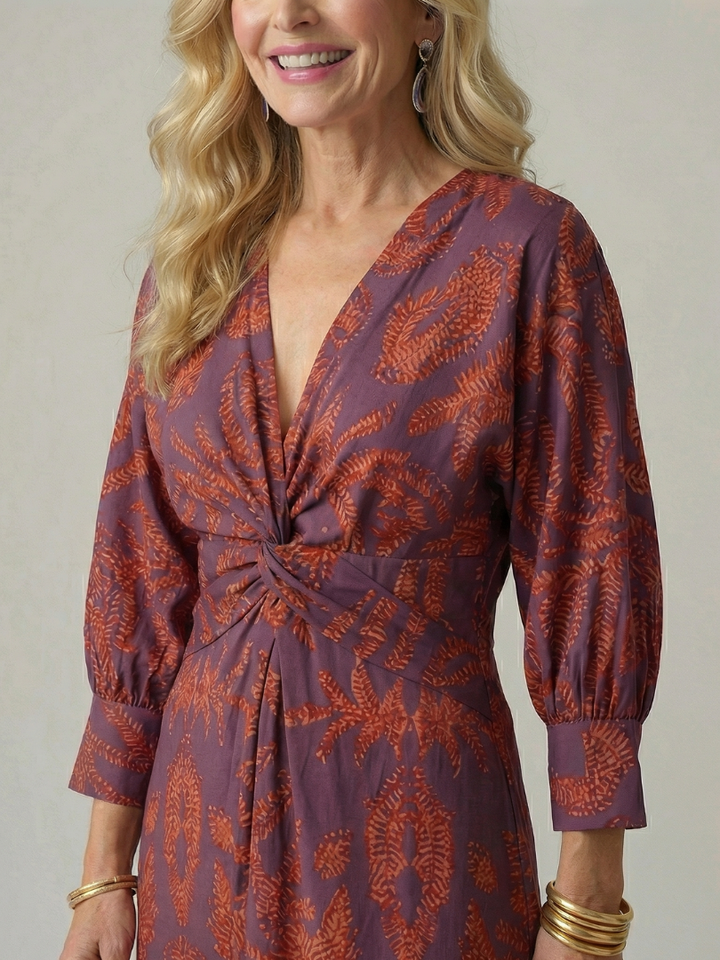 Jill | midi wrap dress