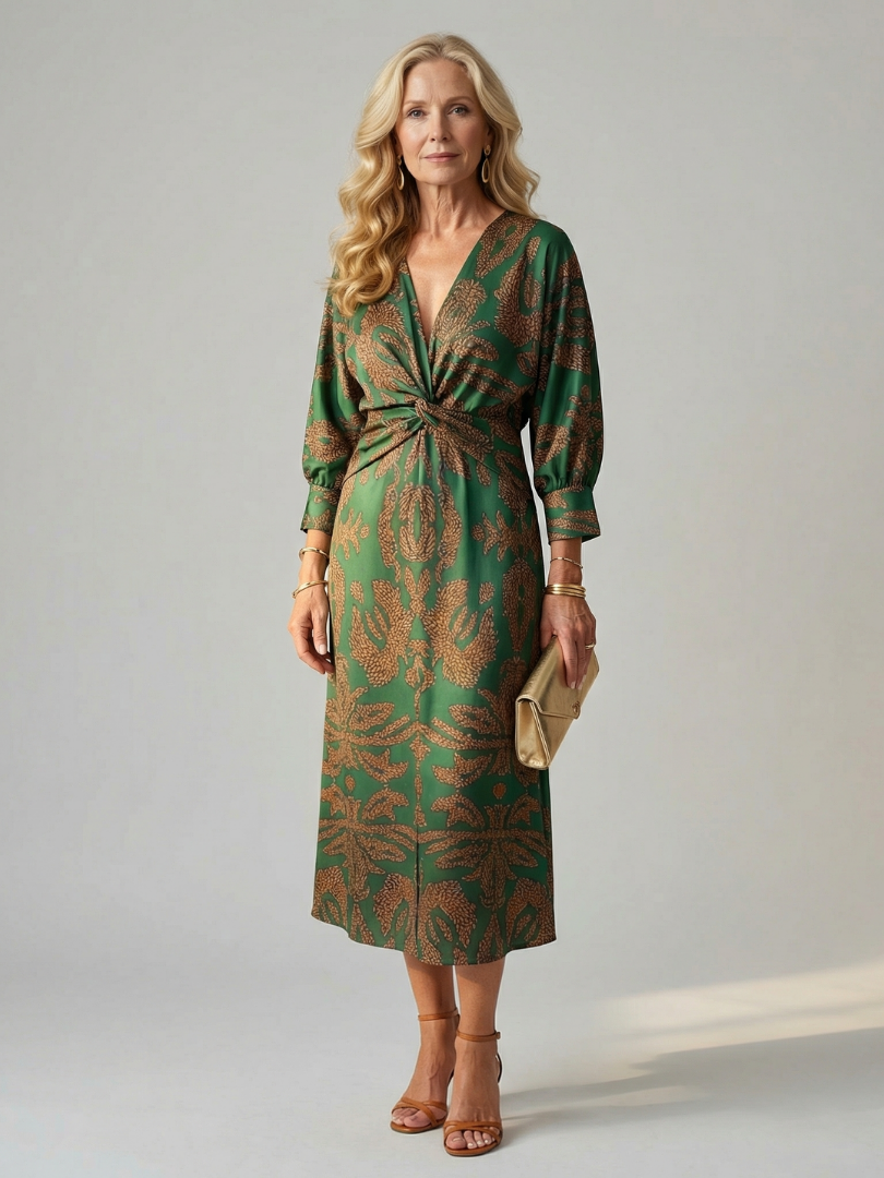 Jill | midi wrap dress