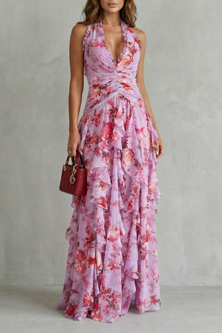 Stella | Halter Maxi Dress