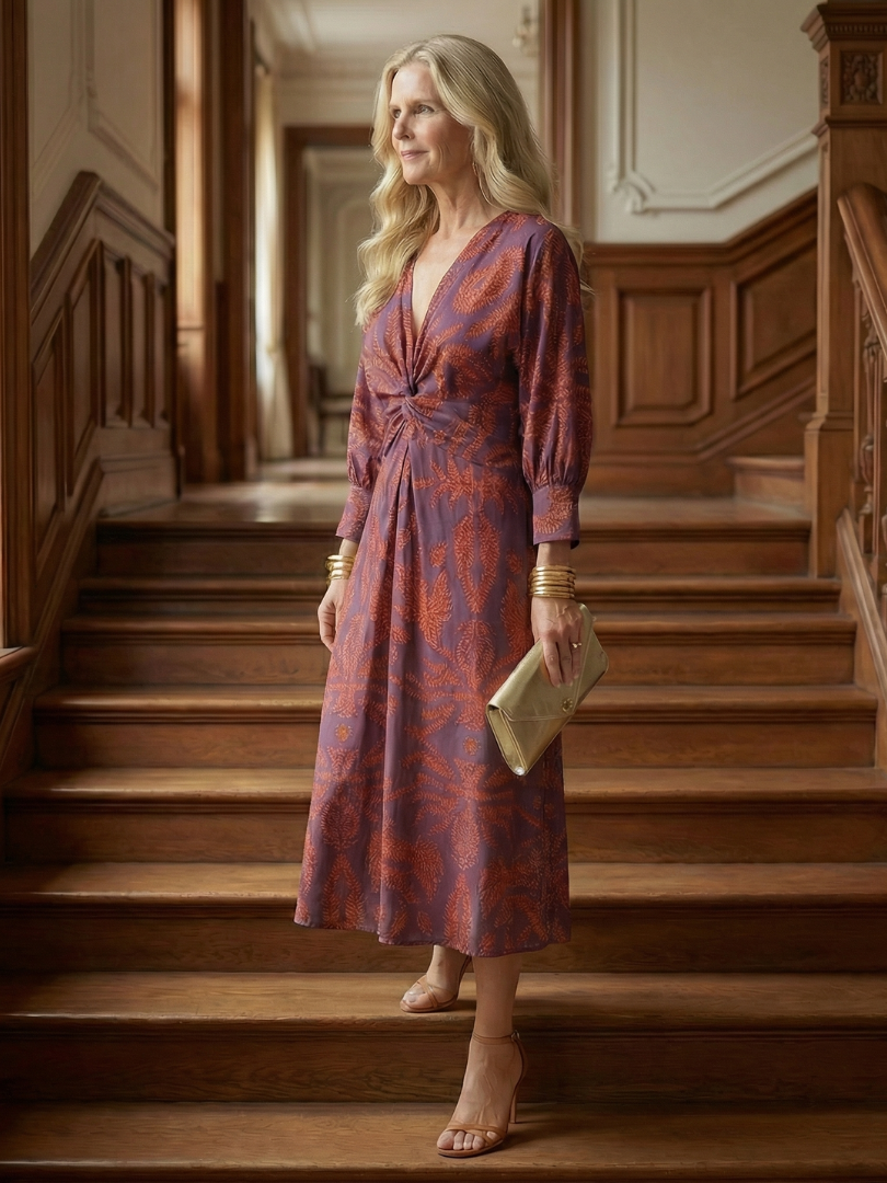 Jill | midi wrap dress