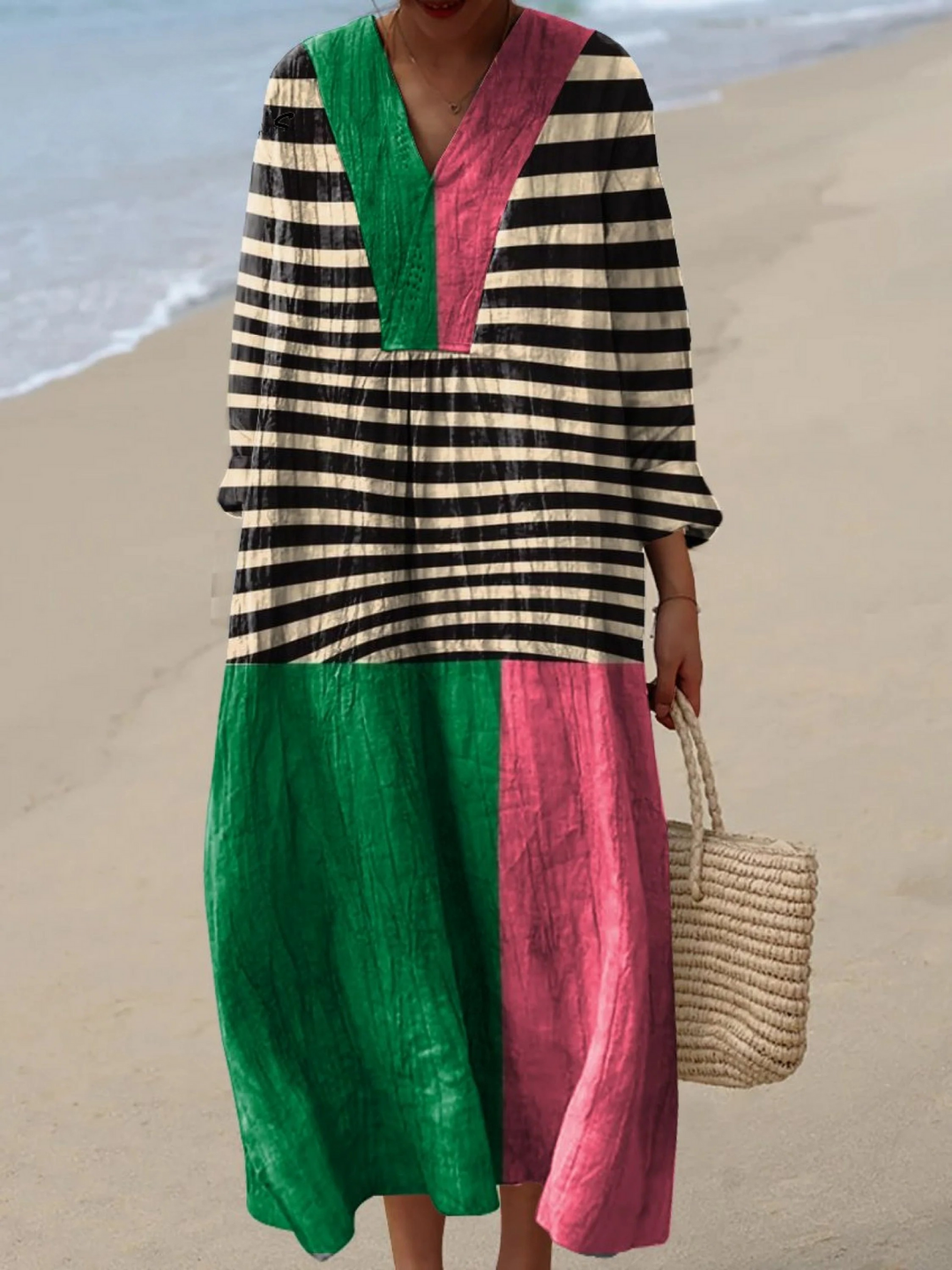 Viona | Airy Spring Dress with Long Sleeves