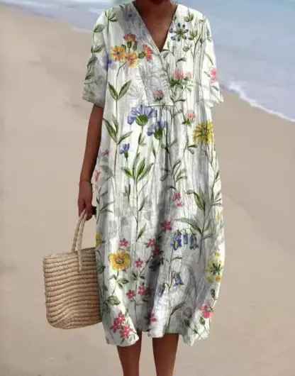 Briana  | Summer Breeze Print Dress