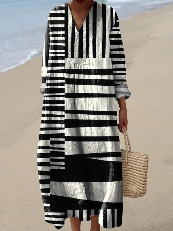 Anissa | Airy Spring Dress with Long Sleeves