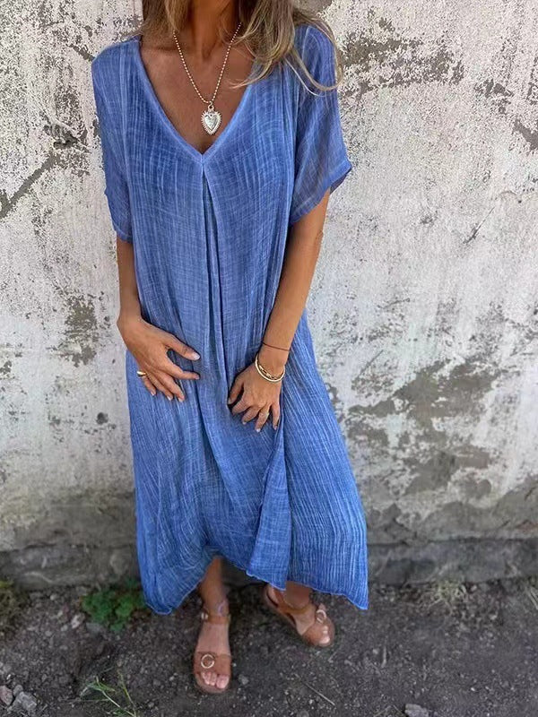 Marisol | Flowy Maxi Dress with V-Neck