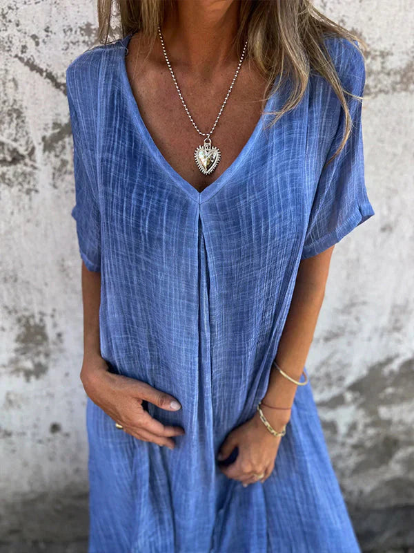 Marisol | Flowy Maxi Dress with V-Neck