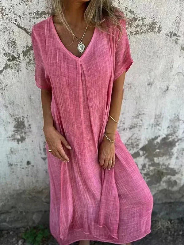 Marisol | Flowy Maxi Dress with V-Neck