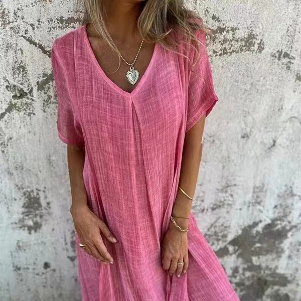 Marisol | Flowy Maxi Dress with V-Neck