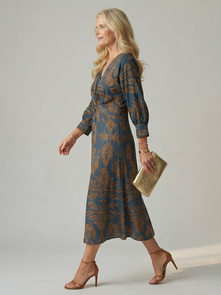 Jill | midi wrap dress