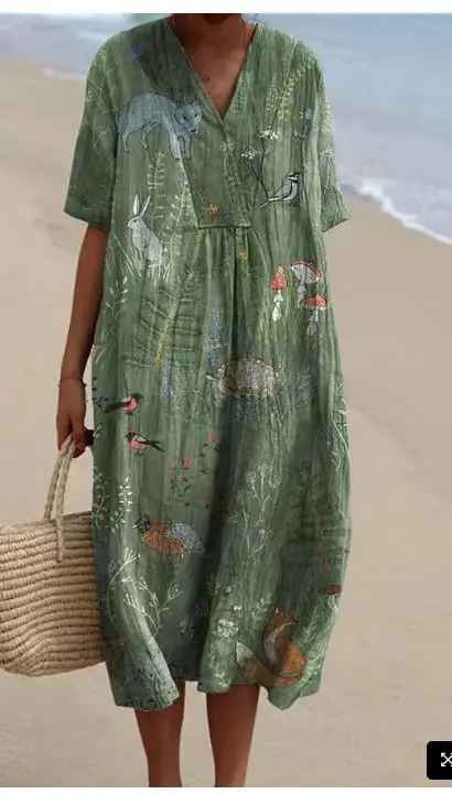 Briana  | Summer Breeze Print Dress