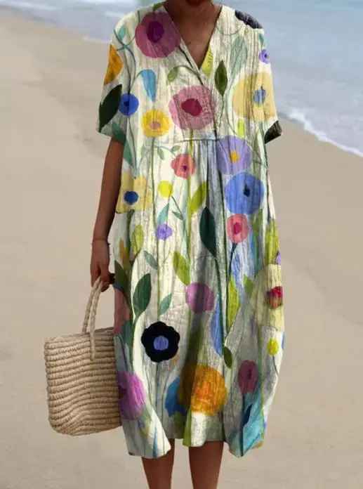Briana  | Summer Breeze Print Dress