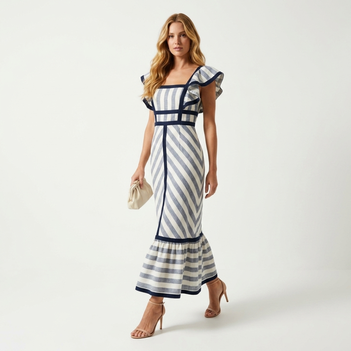 Sandy - Retro Maxi Dress