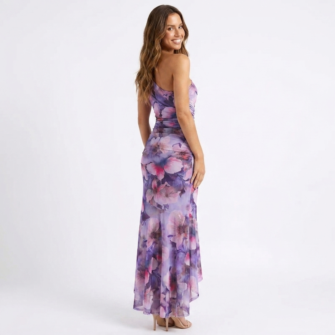 Melina - Dress with Pleated Shoulder