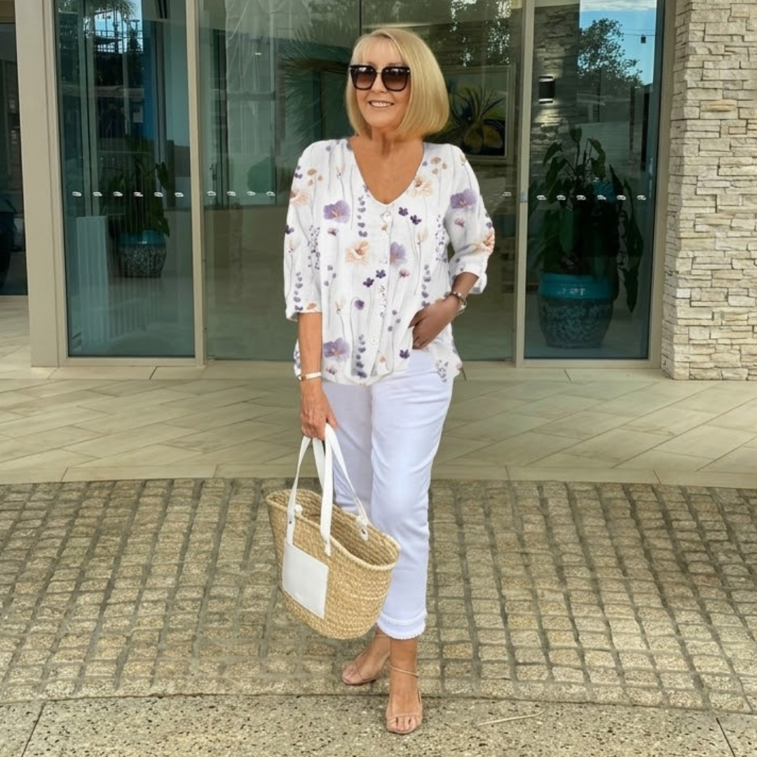 Dawn | Three Quarter Sleeve Blouse