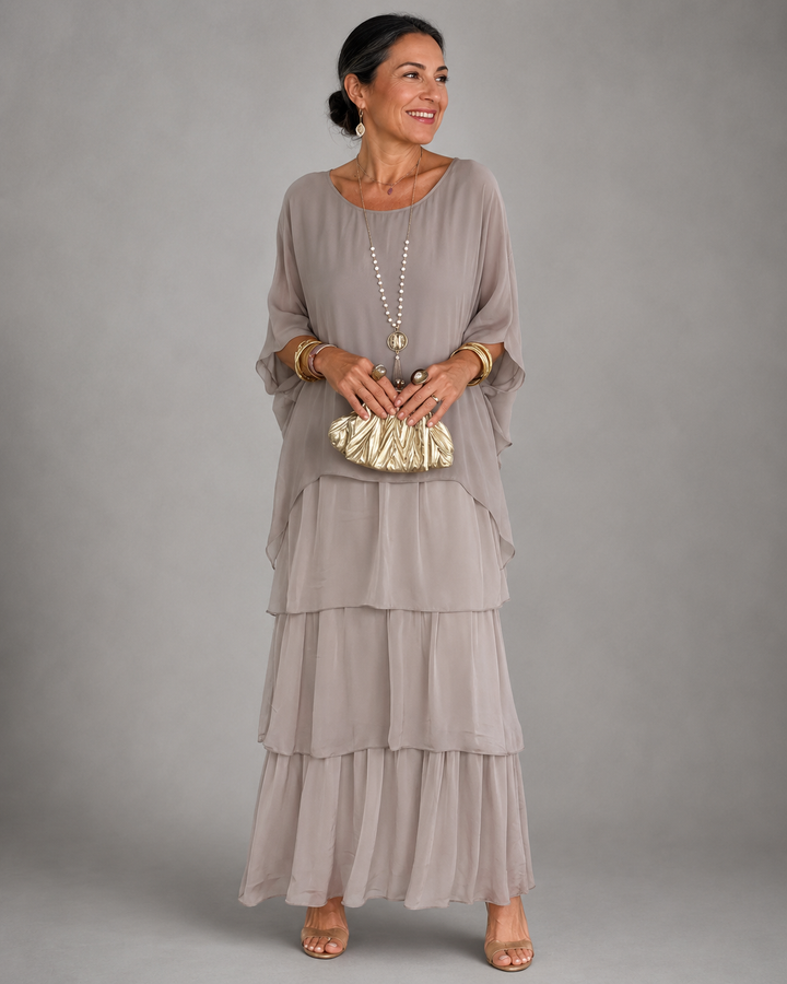 Paula™ | Elegant Flowing Maxi Dress