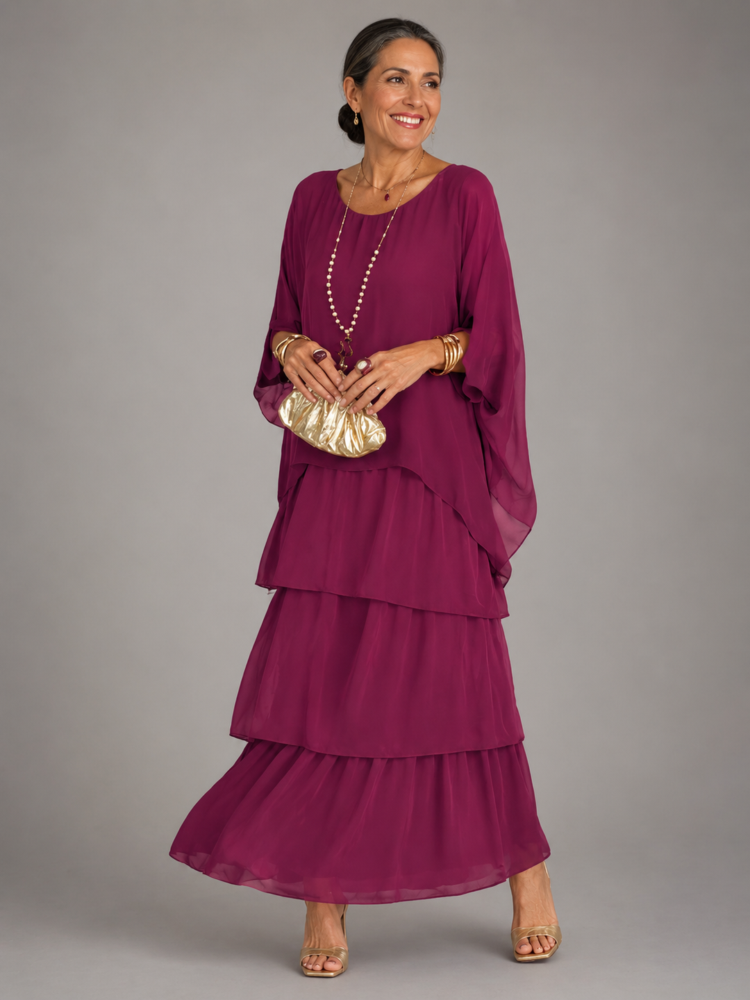 Paula™ | Elegant Flowing Maxi Dress