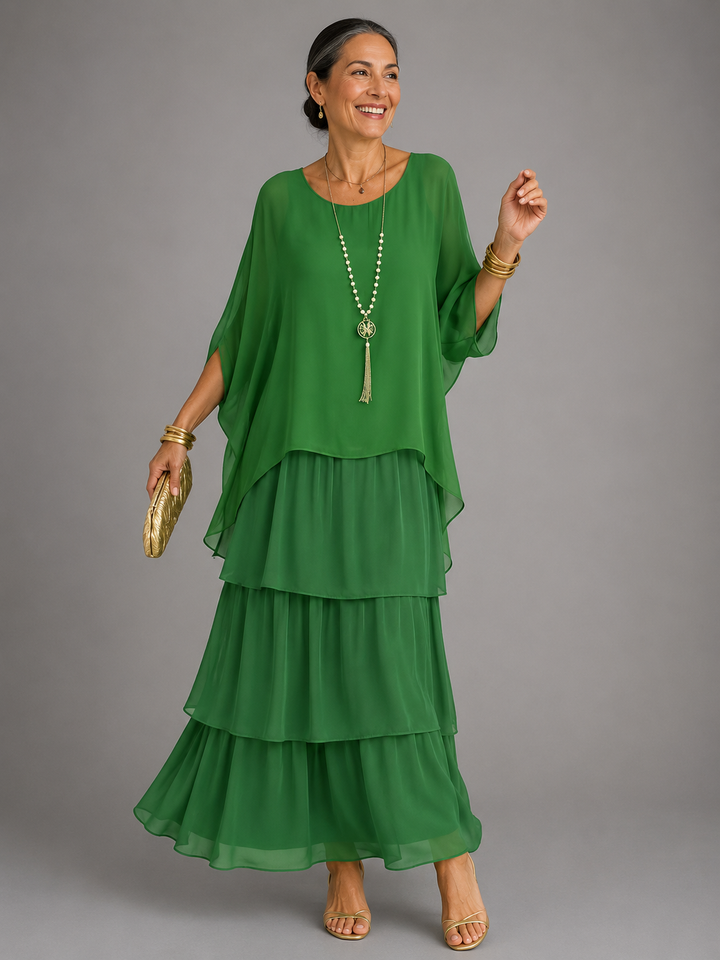 Paula™ | Elegant Flowing Maxi Dress