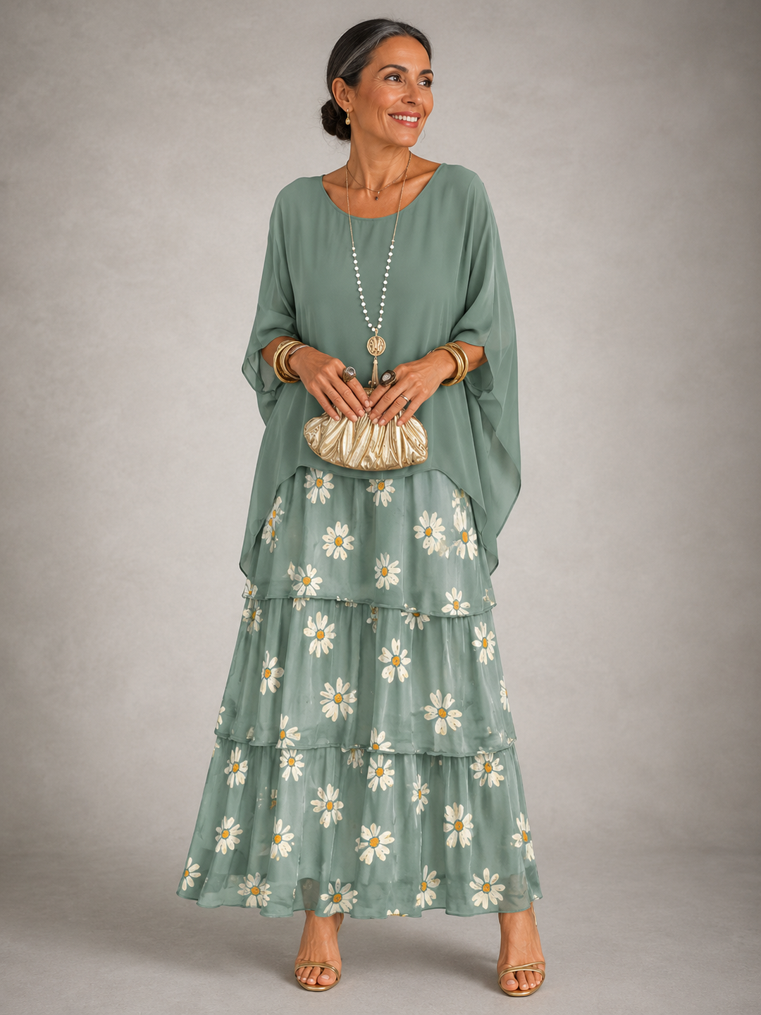 Paula™ | Elegant Flowing Maxi Dress