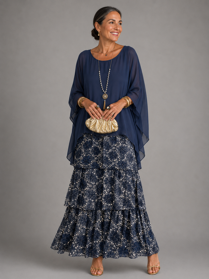Paula™ | Elegant Flowing Maxi Dress