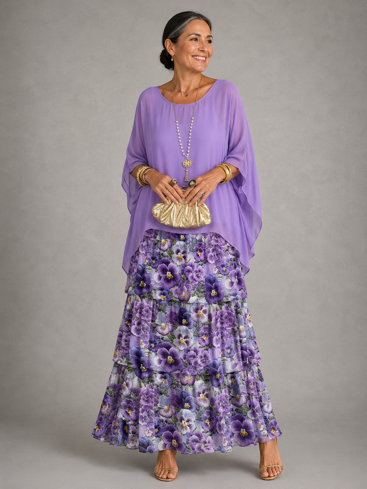 Paula™ | Elegant Flowing Maxi Dress