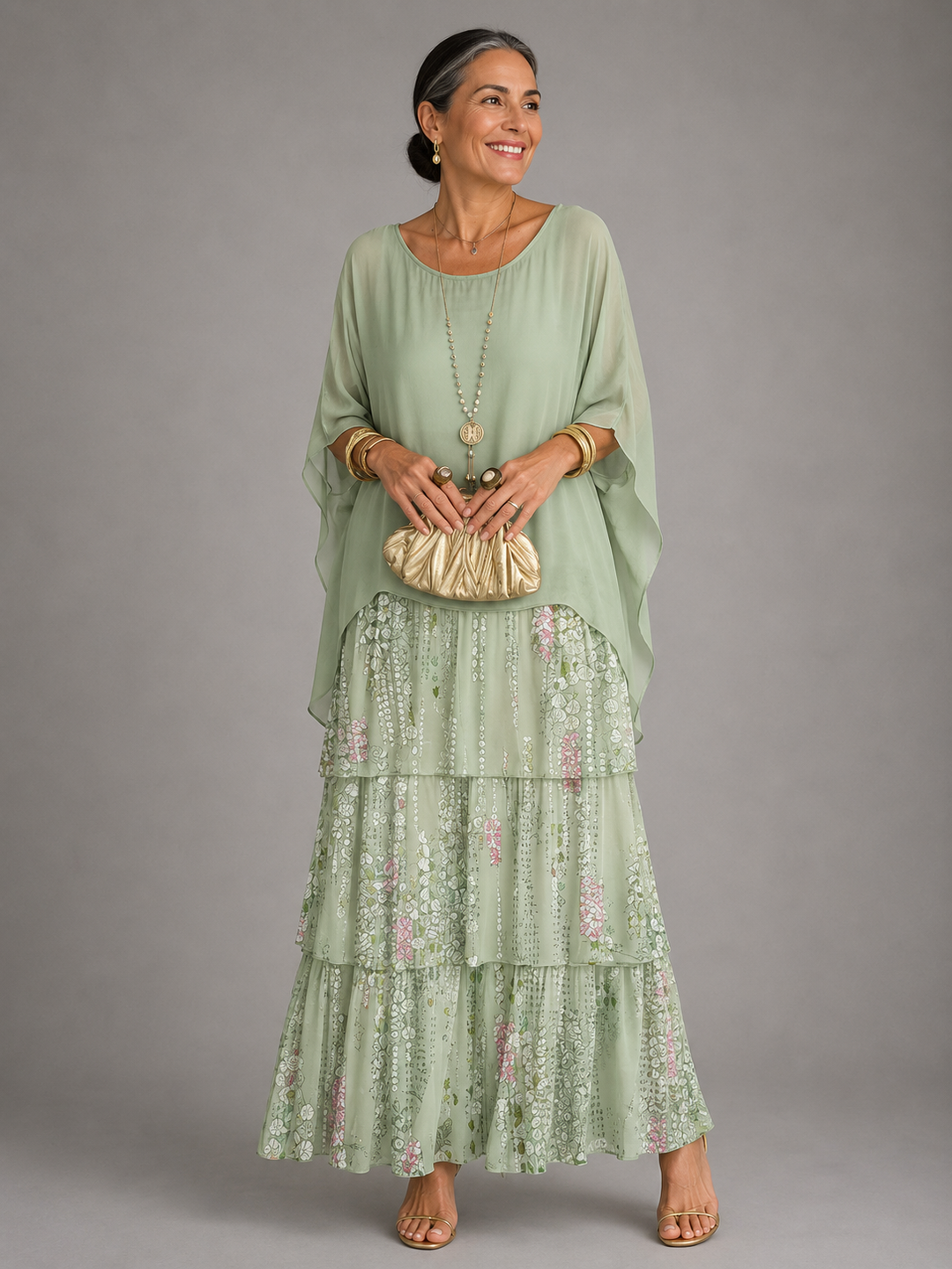 Paula™ | Elegant Flowing Maxi Dress
