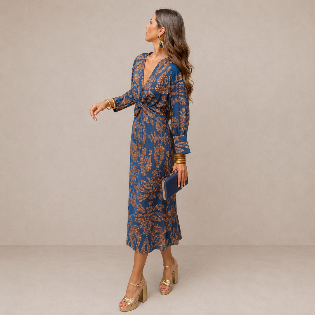 ELOWENA | Patterned midi