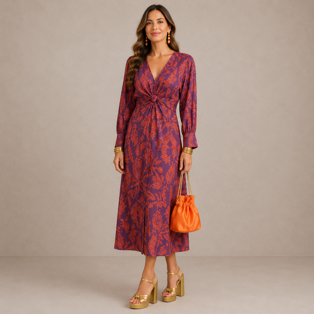 ELOWENA | Patterned midi