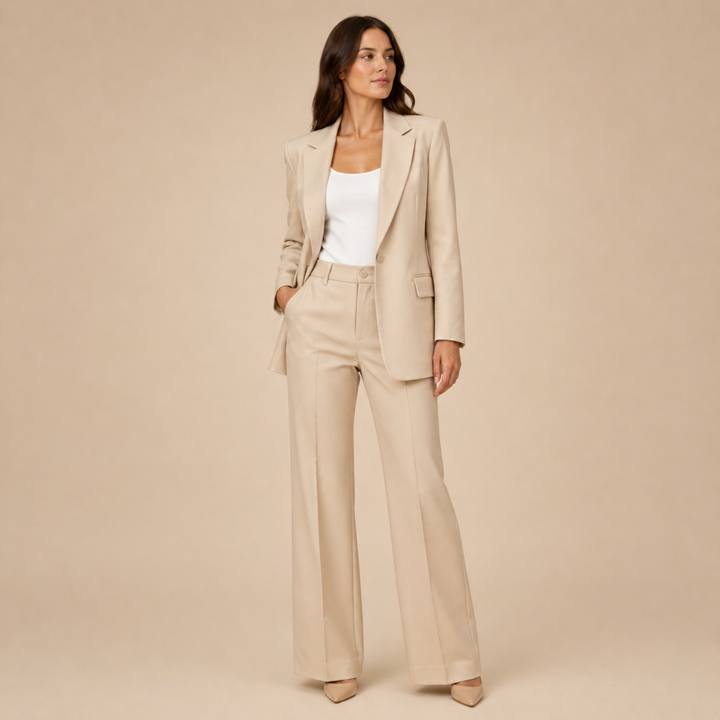Samantha | Chic Flared Suit