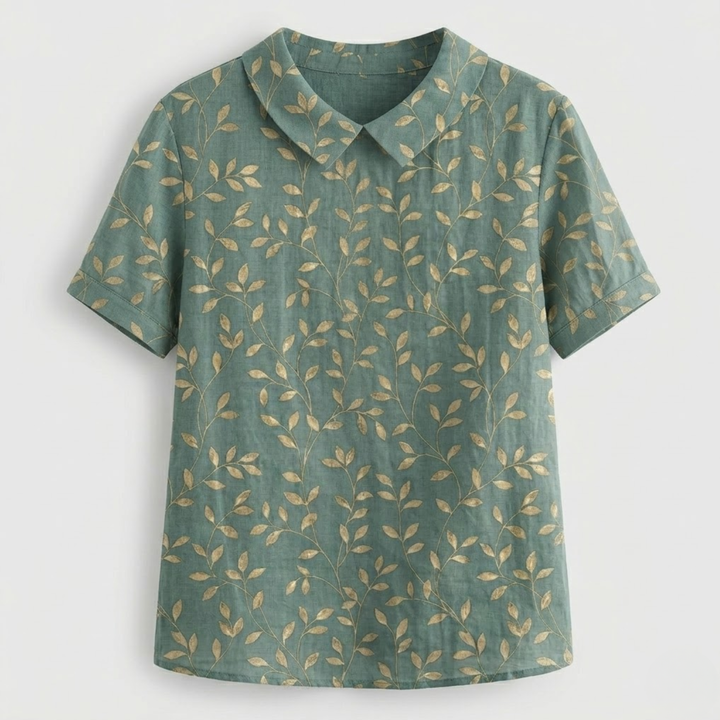 Jane | Soft Sage Botanical Top