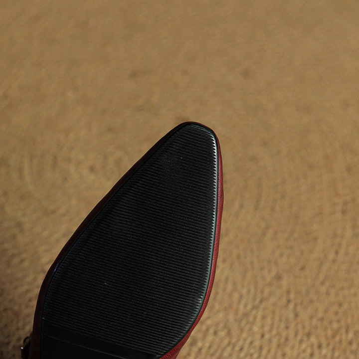 Genuine Leather Mules