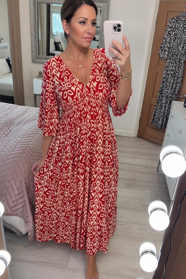 Chloe |  Bohemian Midi Dress