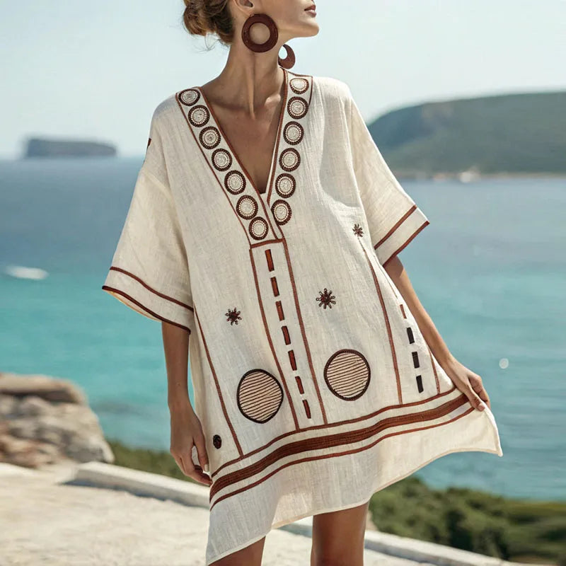 Saniyah - Elegant and Comfortable Beach Dress for Warm Days