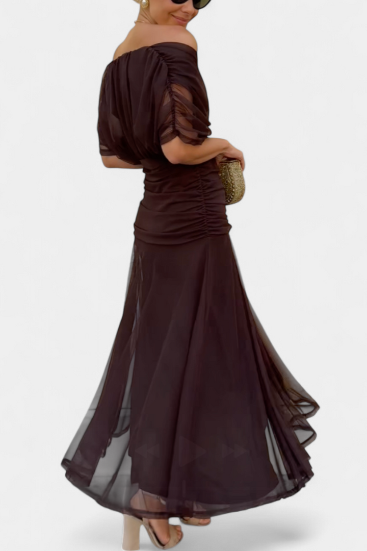 Florendra™ | Floral Long Dress V-Neck