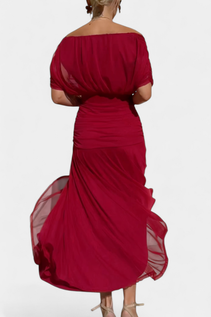 Florendra™ | Floral Long Dress V-Neck