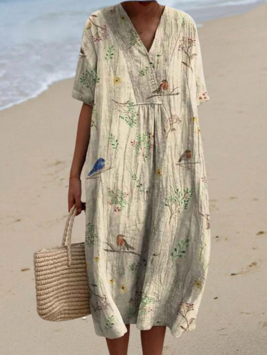 Briana  | Summer Breeze Print Dress
