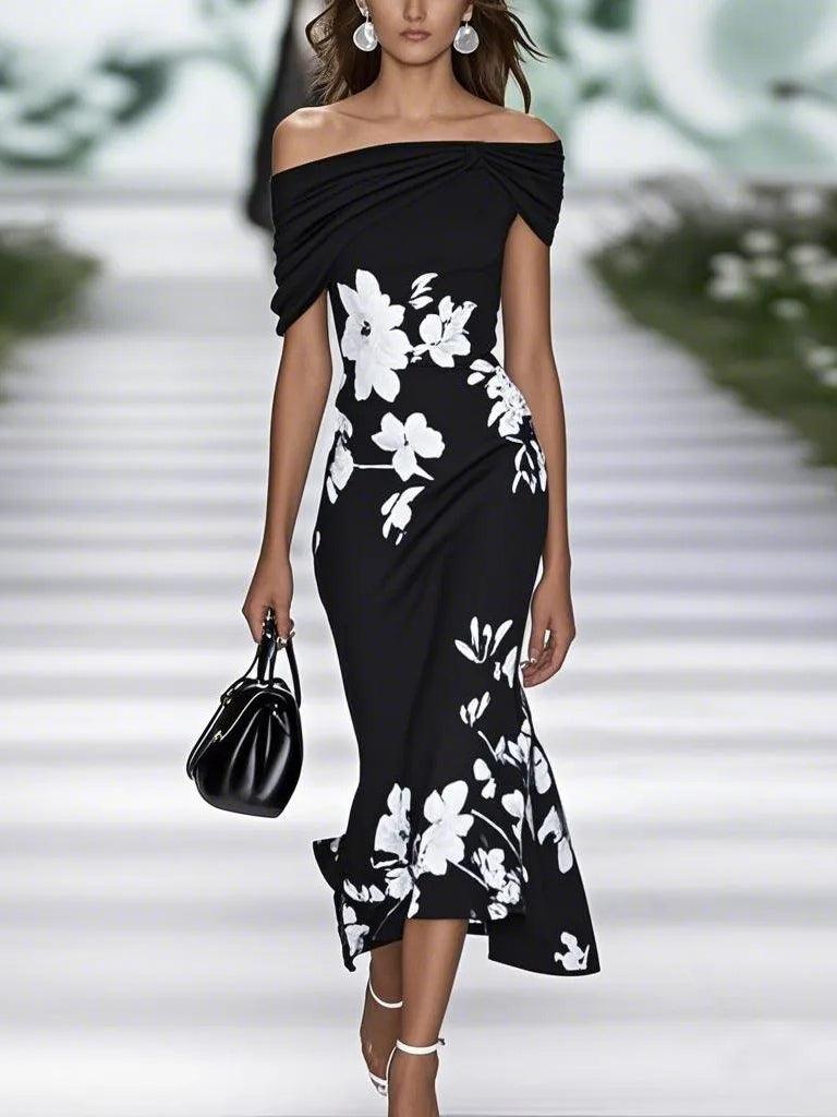 ELEGANT FLORAL DRESS
