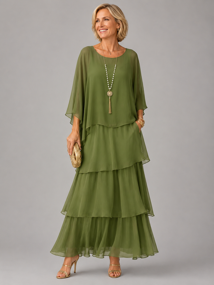 Paula™ | Elegant Flowing Maxi Dress