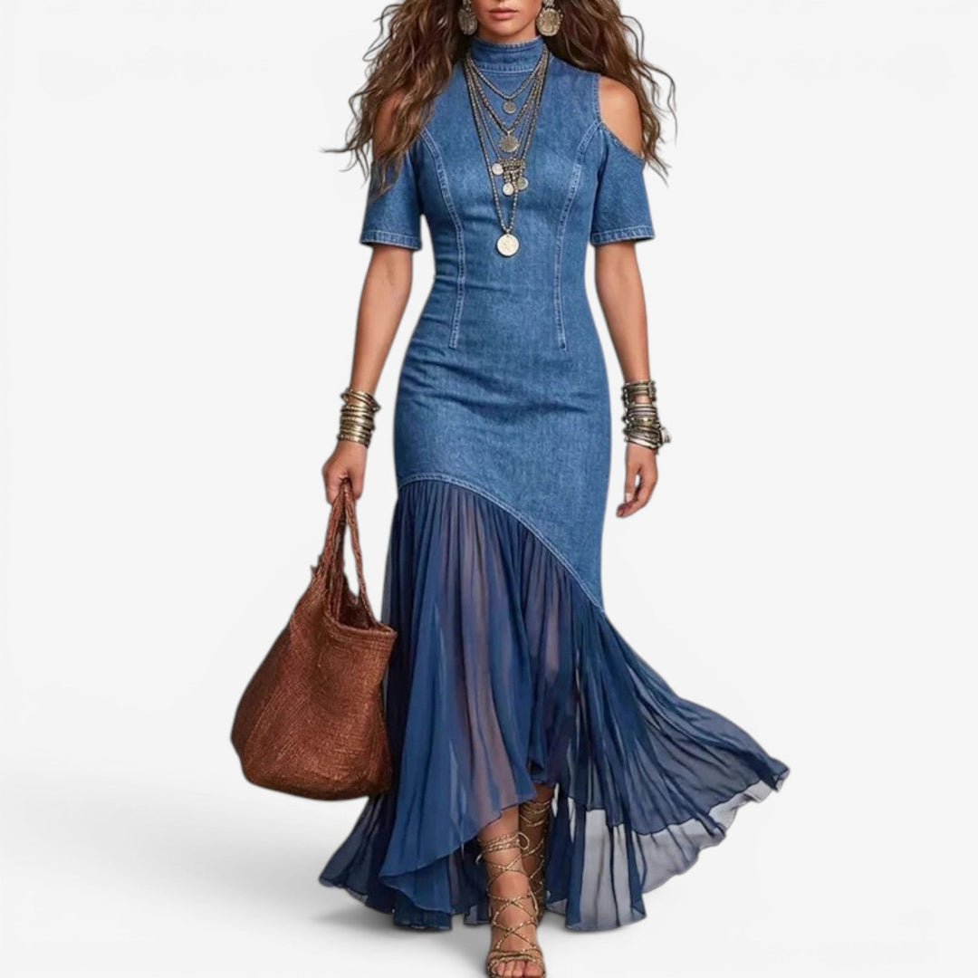 Pietra - Long Denim Dress