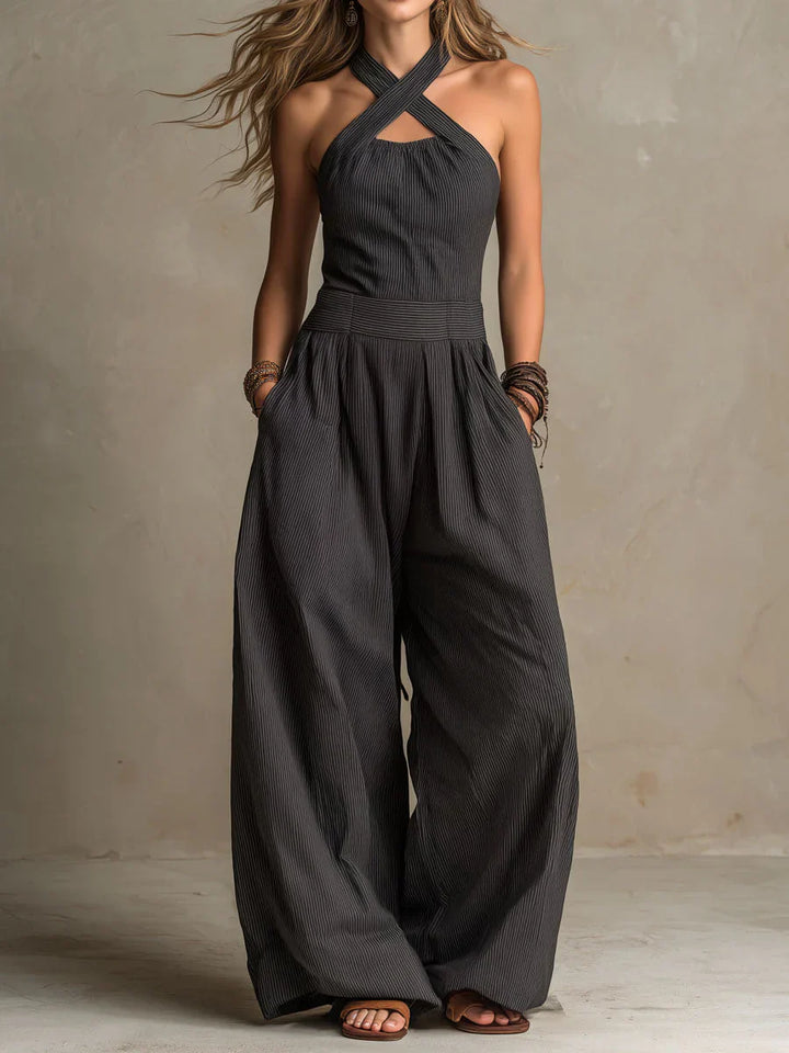 Bianca | Elegant Linen-Cotton Jumpsuit