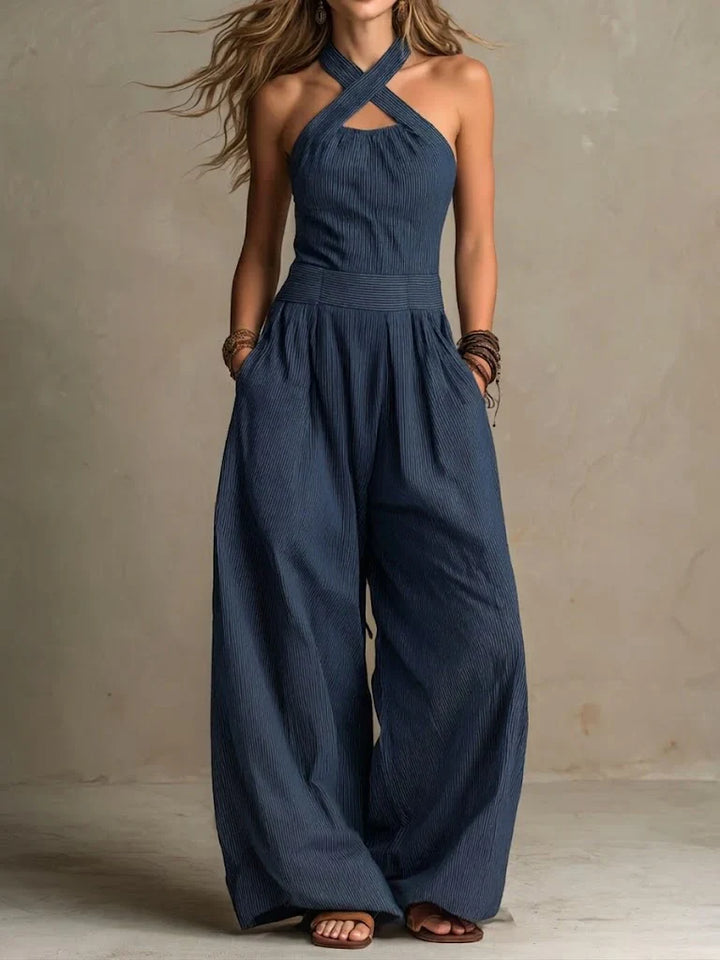 Bianca | Elegant Linen-Cotton Jumpsuit