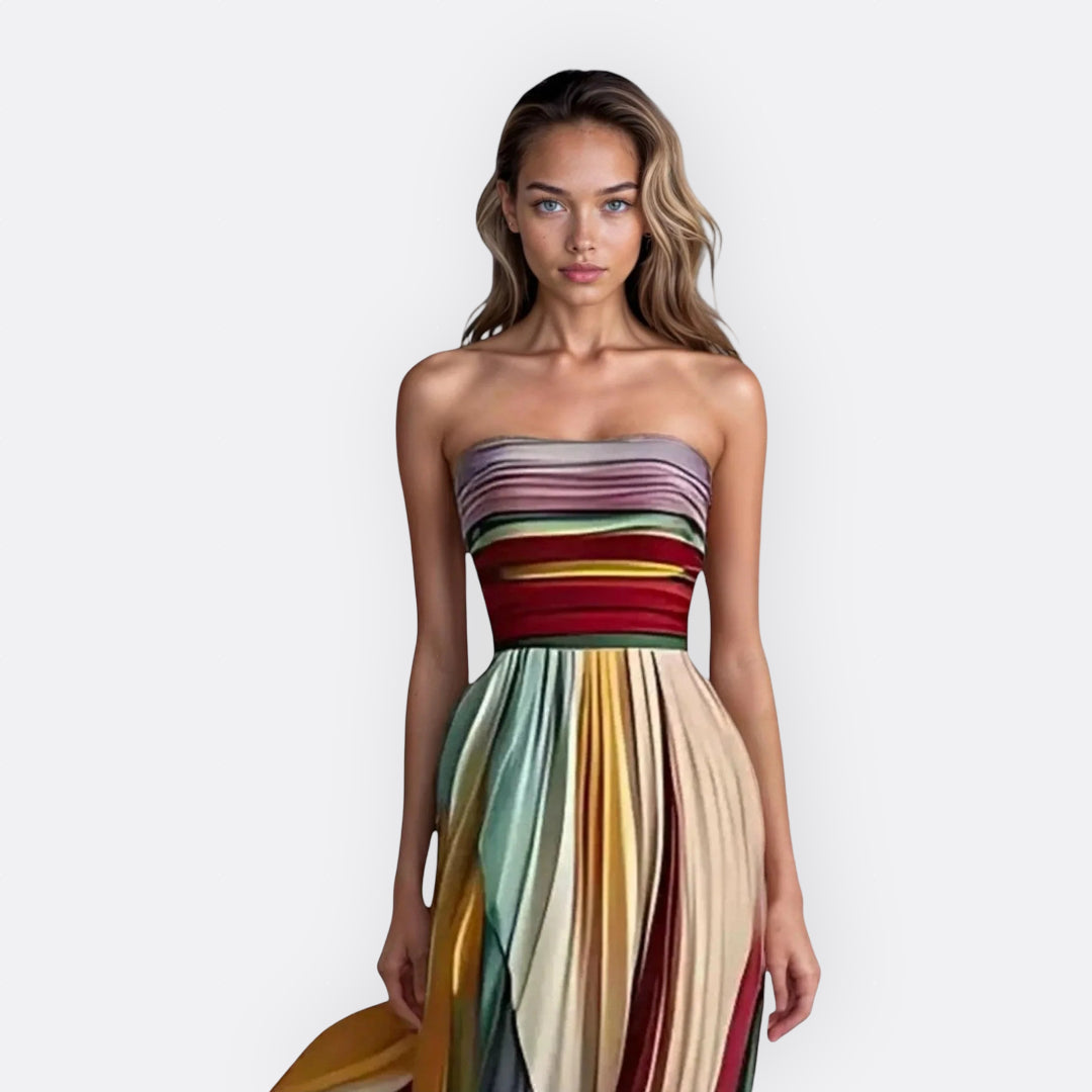 Lydia - Strapless maxi dress